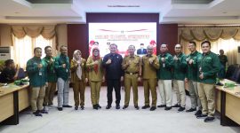 Badan Pusat Statistik (BPS) Kepulauan Riau merilis Hasil Pencacahan Lengkap Sensus Pertanian 2023 (ST2023) - Tahap I  Provinsi Kepri di Balairung Raja Ali Kelana Lantai 4, Kantor Gubernur Kepri, Dompak, Senin (4/12/2023). Perilisan dihadiri oleh Sekdaprov Kepri Adi Prihantara dan Kepala BPS Kepri Darwis Sitorus. Foto: Diskominfo Kepri 
