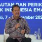 Menteri Kelautan dan Perikanan Sakti Wahyu Trenggono dalam Rapat Koordinasi Nasional (Rakornas) Kementerian Kelautan dan Perikanan (KKP) 2023 di Bali, Jumat (8/12/2023). Foto: Dok KKP