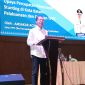 Wakil Wali Kota Batam Amsakar Achmad menjadi narasumber workshop peningkatan kapasitas program bangga kencana dan penurunan stunting bagi petugas lini lapangan dan tim pendampingan keluarga, yang ditaja oleh Badan Kependudukan dan Keluarga Berencana Nasional (BKKBN) Provinsi Kepulauan Riau, di Aston Hotel, Kota Batam, pada Jumat (15/12/2023). Foto: INIKEPRI.COM
