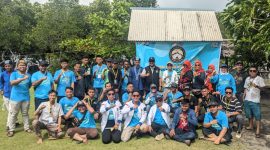 KNPI (Komite Nasional Pemuda Indonesia) Provinsi Kepulauan Riau bersama Karang Taruna Provinsi Kepulauan Riau menggelar 