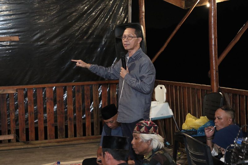 Wakil Wali Kota Batam Amsakar Achmad saat hadir di acara nonton bareng masyarakat Patam Lestari yang dihelat oleh GARPU. Foto: INIKEPRI.COM