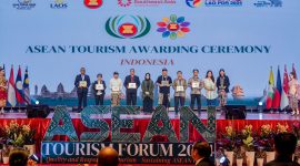 Beberapa hotel Indonesia berhasil memborong penghargaan dalam berbagai kategori pada ASEAN Tourism Awards 2024 di Vientiane, Laos, Jumat (26/1/2024). Foto: ATF Official