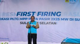 Dalam rangka mendukung pasokan kelistrikan pada wilayah Sulawesi bagian Selatan (Sulbagsel) PT PLN Batam berhasil melakukan _first firing_ relokasi Pembangkit Listrik Tenaga Gas (PLTG) _Mobile Power Plant_ (MPP) 2 x 25 Mega Watt (MW) dari Paya Pasir Medan ke Suppa di Sulawesi Selatan pada Jumat, 5 Januari 2024. Foto: PLN Batam untuk INIKEPRI.COM