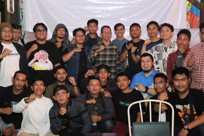 Wakil Wali Kota Batam Amsakar Achmad saat hadir di nonton bareng dan diskusi film Tanah Moyangku. Foto: INIKEPRI.COM