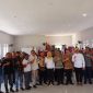 Masyarakat kota Tanjungpinang terdampak banjir menghadiri sosialisasi pembangunan folder penanganan banjir Sri Katon, digedung serbaguna anugerah kencana pura, RT 02/RW 7, kelurahan pinang kencana, kecamatan Tanjung pinang Timur, kota Tanjungpinang, Minggu (14/1/2024). Foto; Istimewa