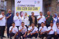 Selasa (16/1/2024) kemarin, Cen Sui Lan Anggota Komisi V DPR RI Fraksi Golkar Dapil Kepri didampingi Eko Prasetyo Kepala Pusat Meterologi Maritim BMKG, meninjau gedung BMKG Natuna. Foto:  Istimewa