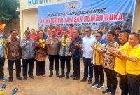 Anggota Komisi V DPR RI Fraksi Golkar Dapil Kepri Cen Sui Lan membuat sejarah, dalam pembangunan krematorium terbesar di Kepri. Pembangunan ini sekaligus pertama juga dalam sejarah Republik Indonesia (RI), gedung krematorium terbesar di Provinsi Kepulauan Riau (Kepri) dibangun dengan uang negara mencapai Rp24 miliar. Foto: Istimewa