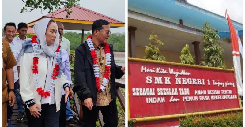 Anggota DPR RI fraksi partai Golkar dapil Kepri Cen Sui Lan akan merevitalisasi SMK N 1 Tanjungpinang. Foto: Istimewa