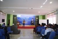 Wakil Wali Kota Batam Amsakar Achmad pada seminar politik yang digelar Institut Agama Islam Abdullah Said di Komplek Hidayatullah, Tanjung Uncang, Batuaji, Minggu (28/1/2024). Foto: INIKEPRI.COM