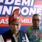 Menkominfo Budi Arie Setiadi dan Dirjen IKP Kominfo Usman Kansong dalam Acara Diskusi Demi Indonesia Cerdas Memilih di Kota Batam, Provinsi Kepulauan Riau. Foto: Humas Kominfo