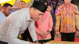 Street Food Kuliner Bintan Center telah diresmikan penggunaannya oleh pedagang UMKM dan kini dikelola pihak BUMD Tanjungpinang. Foto: Diskominfo Tanjungpinang