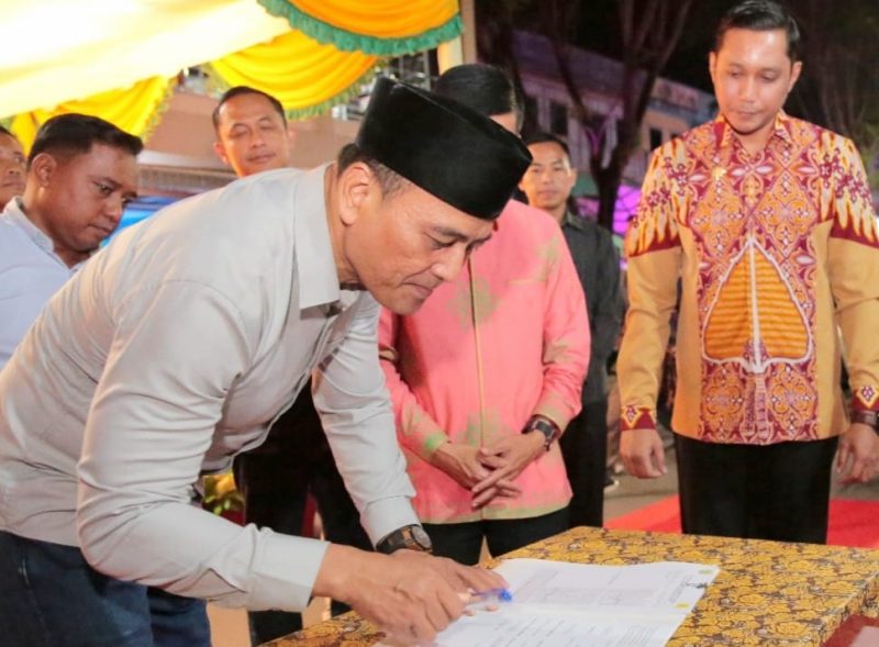 Street Food Kuliner Bintan Center telah diresmikan penggunaannya oleh pedagang UMKM dan kini dikelola pihak BUMD Tanjungpinang. Foto: Diskominfo Tanjungpinang