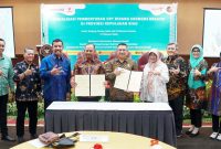 Sosialisasi Pembentukan Unit Pelaksana Teknis (UPT) Bidang Ekonomi Kreatif bertempat di Ballroom Aston Tanjungpinang Hotel and Conference Center Jalan Adi Sucipto KM 11, Tanjungpinang. Foto: Diskominfo Kepri