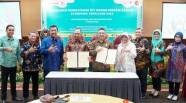 Sosialisasi Pembentukan Unit Pelaksana Teknis (UPT) Bidang Ekonomi Kreatif bertempat di Ballroom Aston Tanjungpinang Hotel and Conference Center Jalan Adi Sucipto KM 11, Tanjungpinang. Foto: Diskominfo Kepri