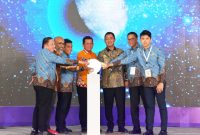 Gubernur Kepri Ansar Ahmad menghadiri Pembukaan Rapat Kerja Nasional (Rakernas) Perhimpunan Hotel Restoran Indonesia (PHRI) Ke-IV Tahun 2024, bertempat di Ballroom Swiis- Bell Hotel  Harbour Bay, Kota Batam Provinsi Kepulauan Riau, Kamis (22/2). Foto: Diskominfo Kepri