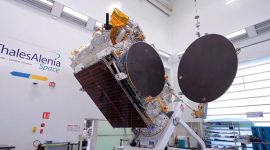 Satelit yang dinamakan Merah Putih Dua milik PT Telkomsat, anak usaha PT Telkom Indonesia (Persero) Tbk atau Telkom, akan diluncurkan pada 20 Februari 2024 di Florida, Amerika Serikat atau 21 Februari 2024 waktu Indonesia. Foto: Dok. Telkom