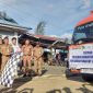 Pemerintah Kota Tanjungpinang melalui Dinas Pertanian, Pangan dan Perikanan (DP3) Tanjungpinang menyalurkan Cadangan Beras Pemerintah (CBP) tahap satu di Terminal Bintan Center, Senin (5/2/2024). Foto: diskominfo  Tanjungpinang