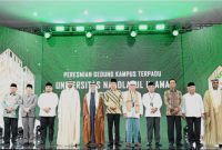 Presiden Joko Widodo menghadiri Resepsi Peringatan Hari Lahir ke-101 Nahdlatul Ulama di Universitas Nahdlatul Ulama (UNU) Yogyakarta, Kabupaten Sleman, Daerah Istimewa Yogyakarta, Rabu (31/1/2024). Foto: BPMI Setpres