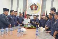 Persatuan Wartawan Indonesia (PWI) Provinsi Kepri memperingati Hari Pers Nasional (HPN) dan disejalankan HUT PWI ke 78 yang jatuh pada hari ini, Jum'at (9/2/2024). Foto: Diskominfo Tanjungpinang