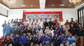 Wakil Wali Kota Batam Amsakar Achmad hadir di Harpekindo dan HUT SPSI ke-51 tahun. Foto: INIKEPRI.COM