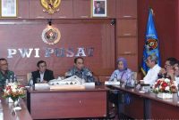 Menteri Komunikasi dan Informatika (Menkominfo), Budi Arie Setiadi, dalam keterangannya terkait Syukuran HUT ke-78 Persatuan Wartawan Indonesia di Gedung Dewan Pers, Jakarta, pada Jumat (9/2/2024). Foto: Humas Kominfo