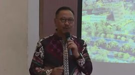 Kepala Otorita IKN Bambang Susantono pada Seminar Nasional dalam rangka Hari Pers Nasional 2024 yang bertema Masa Depan Pasca IKN, Sabtu (17/2/2024). Foto: Otorita IKN