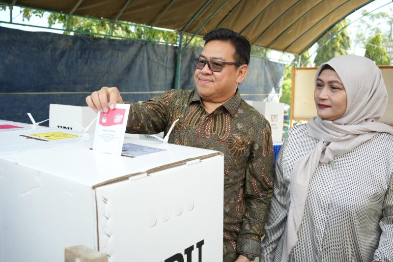 Pemilihan Umum (Pemilu) 2024 di Ibu Kota Nusantara (IKN) berlangsung lancar, kondusif, dan aman. Penyelenggaraan Pemilu di IKN ini menjadi sejarah baru. Foto: Otorita IKN