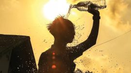 Ilustrasi cuaca panas ekstrem. Foto: SHUTTERSTOCK