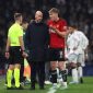 Erik Ten Hag dan Rasmus Hojlund. Foto: AFP
