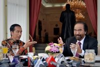 Presiden Joko Widodo dan Surya Paloh. Foto: Istimewa