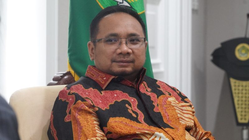 Menteri Agama Yaqut Cholil Qaumas. Foto: Humas Kemenag