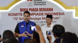 Menteri Pemuda dan Olahraga Republik Indonesia (Menpora RI) Dito Ariotedjo berharap persiapan antara Kemenpora, atlet dan federasi Indonesia menuju Olimpiade 2024 Paris diintensifkan. Menpora Dito juga ingin federasi dan atlet menerapkan penggunaan sport science hingga sport psikologi. Foto: Kemenpora