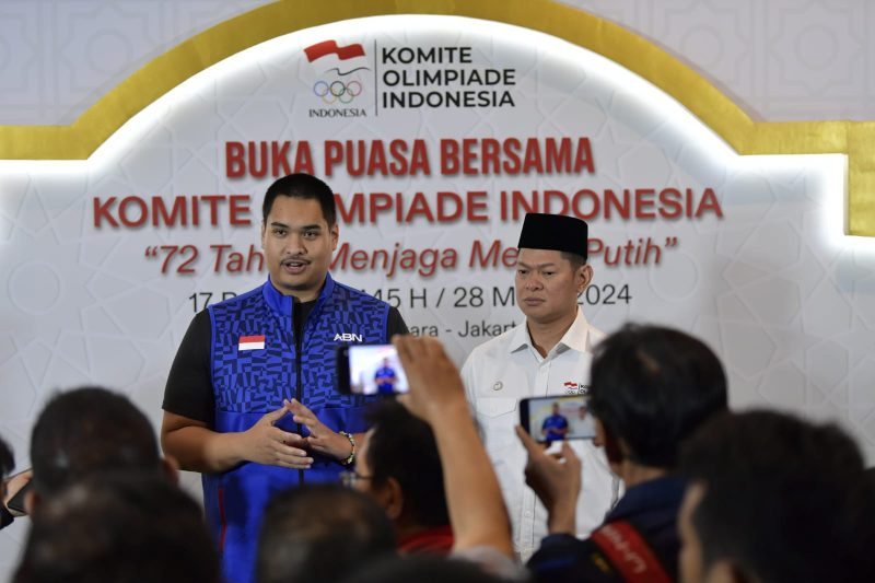 Menteri Pemuda dan Olahraga Republik Indonesia (Menpora RI) Dito Ariotedjo berharap persiapan antara Kemenpora, atlet dan federasi Indonesia menuju Olimpiade 2024 Paris diintensifkan. Menpora Dito juga ingin federasi dan atlet menerapkan penggunaan sport science hingga sport psikologi. Foto: Kemenpora