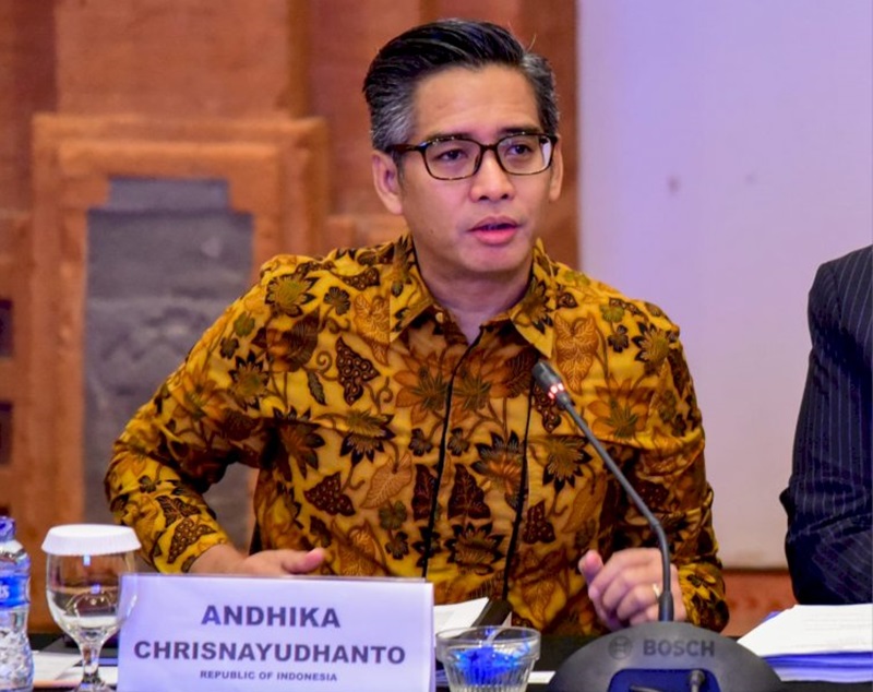 Deputi Bidang Kerjasama Internasional Badan Nasional Penanggulangan Terorisme (BNPT) Andhika Chrisnayudhanto. Foto: Biro Perencanaan, Hukum, dan Humas BNPT