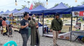 Pemko Tanjungpinang mengapresiasi Dewan Pengurus Daerah (DPD) Perkumpulan Anak Tempatan (Perpat) Tanjungpinang yang berhasil meramaikan kawasan ganet dengan menggelar bazar Ramadhan di Jalan Bandara. Foto: Diskominfo Tanjungpinang