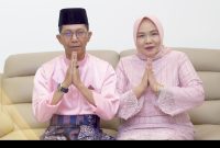 Wakil Wali Kota Batam Amsakar Achmad dan istri Erlita Sari. Foto: INIKEPRI.COM