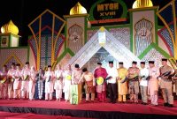 Musabaqah Tilawatil Qur'an dan Hadits (MTQH) XVIII Tingkat Kota Tanjungpinang telah dibuka di Halaman Terminal Sungai Carang Bintan Center, Jum'at (1/3/2024) malam. Foto: Diskominfo Tanjungpinang