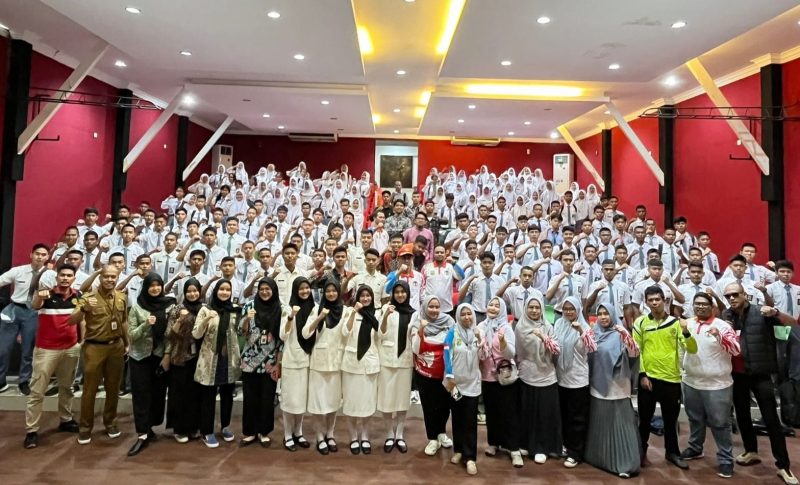 Sebanyak 268 pelajar tingkat SMA/SMK di Tanjungpinang bersaing untuk menjadi calon anggota pasukan pengibar bendera pusaka (Paskibraka) di Tanjungpinang tahun 2024. Foto: Diskominfo Kepri