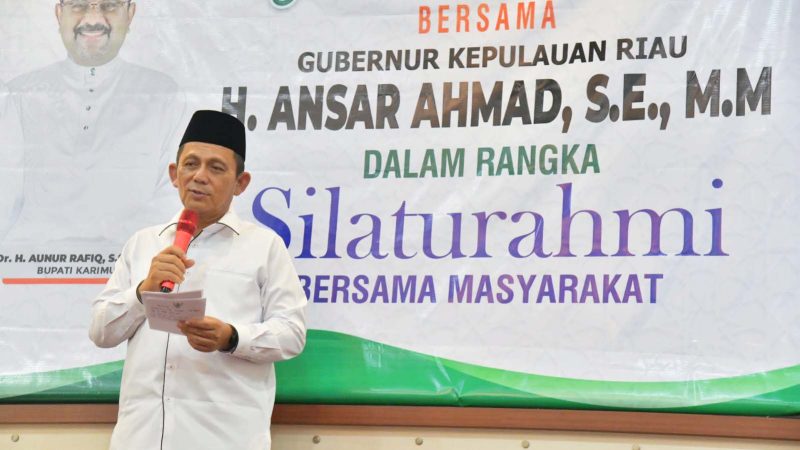 Gubernur Kepulauan Riau H. Ansar Ahmad ke Kabupaten Karimun untuk melakukan sejumlah rangkaian kegiatan safari Ramadhan. Foto: Diskominfo Kepri