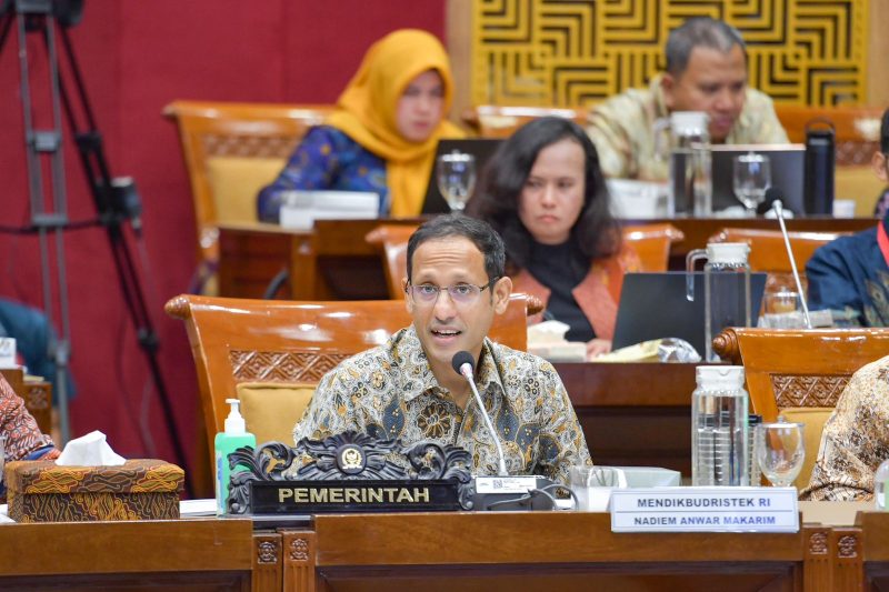 Menteri Pendidikan, Kebudayaan, Riset, dan Teknologi (Mendikbudristek), Nadiem Makarim. Foto: Mendikbudristek