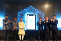 Menaker Ida Fauziyah saat meluncurkan aplikasi Bolehpayz untuk pekerja migran di Malaysia. Foto : Biro Humas Kemnaker