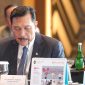 Menteri Koordiantor Bidang Kemaritiman dan Investasi (Menko Marves), Luhut B. Pandjaitan, dalam pertemuan Ke-4 High Level Dialogue and Cooperation Mechanisme (HDCM) RI – RRT di Labuan Bajo, Nusa Tenggara Timur (NTT), Jumat (19/04/2024). Foto: Humas Kemenko Marves