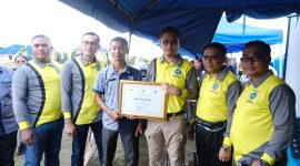 Sejumlah pemenang lomba inovasi Teknologi Tepat Guna (TTG) menyemarakkan kegiatan Jambore PKK Kota Tanjungpinang Ke 8 di Halaman Rumah Dinas Wali kota Tanjungpinang, Selasa (23/4/2024). Foto: Diskominfo Tanjungpinang