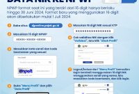 Mulai 1 Juli 2024 Nomor Induk Kependudukan (NIK) akan diimplementasikan secara penuh sebagai Nomor Pokok Wajib Pajak (NPWP) orang pribadi penduduk dan  wajib pajak (WP) orang pribadi bukan penduduk, badan, dan instansi pemerintah. Pemberlakuan nomor identitas tunggal ini akan membantu masyarakat dalam sinkronisasi, verifikasi dan validasi data wajib pajak. Foto: InfoPublik/Kemenkominfo