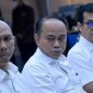 Kiri-Kanan, Dirjen PPI Kominfo Wayan Toni Supriyanto, Menkominfi Budi Arie Setiadi, dan Wamenkominfo Nezar Patria. Foto: Humas Kominfo