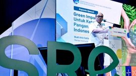 Menkominfo Budi Arie Setiadi menjadi pembicara sesi Digitalisasi Menuju Ekonomi dan Energi Hijau Indonesia dalam Green Impact Days Menuju Ketahanan Pangan, Air dan Energi Indonesia di Institut Teknologi Bandung (ITB), Bandung, Jawa Barat. Foto: pey/Humas Kominfo