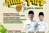 Pemerintah Kota Tanjungpinang telah membuka pendaftaran untuk peserta yang mengikuti pawai takbir Idul Fitri keliling tahun 2024. Foto: Diskominfo Tanjungpinang