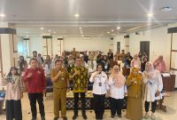 Sebanyak 120 pelaku industri kecil menengah (IKM) binaan Dinas Perdagangan dan Perindustrian (Disdagin) Kota Tanjungpinang diberikan pelatihan sertifikasi halal. Foto: Diskominfo Tanjungpinang