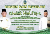Flyer sholat Idul Fitri Pemprov Kepri. Foto: Diskominfo Kepri