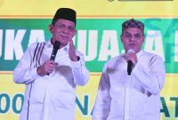 Keluarga Besar Partai Golkar Provinsi Kepri kembali mengelar agenda rutin berbuka puasa bersama 2.000 anak yatim piatu, bertempat di Ballroom Restoran Golden Prawn, Bengkong, Kota Batam, Minggu (7/4/2024). Foto: Diskominfo Kepri